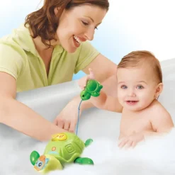 Jouet De Bain - Maman Tortue Et Son Bebe Nageur