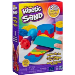 Kinetic Sand - Coffret Arc-En-Ciel - Sable Magique A Modeler