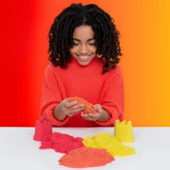 Kinetic Sand - Coffret Arc-En-Ciel - Sable Magique A Modeler