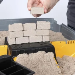 Kinetic Sand - Mallette De Construction - Sable Magique A Modeler
