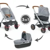 Landau Bebe Confort 3 En 1 Gris