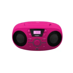 Lecteur Cd/Usb Portable Lumineux Rose