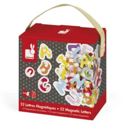 52 Lettres Magnetiques En Bois Splash