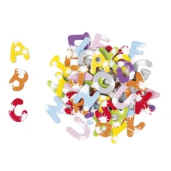 52 Lettres Magnetiques En Bois Splash
