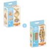 Lot De Barils De 300 Planchettes En Bois Naturel Et Couleur