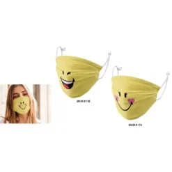 Lot De 2 Masques Smiley En Assortiment