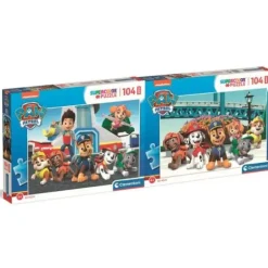 Lot De 2 Puzzles 104 Pieces - Pat'Patrouille