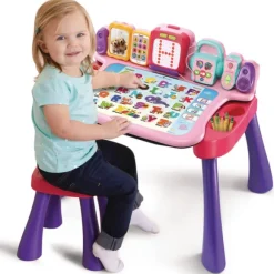 Magi Bureau Interactif 4 En 1 Rose