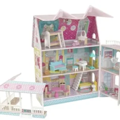 Maison De Poupee En Bois Abbey