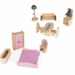 Maison De Poupées En Bois Mademoiselle