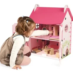 Maison De Poupées En Bois Mademoiselle