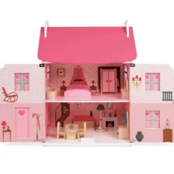 Maison De Poupées En Bois Mademoiselle