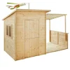 Maison En Bois Avec Pergola Santa Barbara
