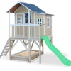 Maison En Bois Loft 550 Avec Bac A Sable Et Toboggan
