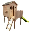 Maison En Bois Medas Avec Toboggan