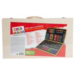 Mallette A Dessin En Bois 180 Pieces
