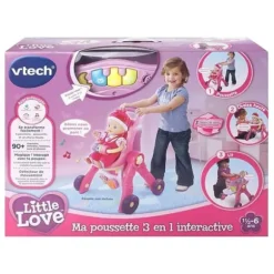 Ma Poussette Interactive 3 En 1 - Little Love