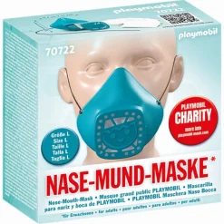 Masque Grand Public Playmobil Adulte Bleu Taille L