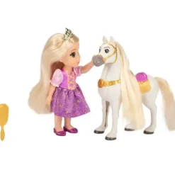 Mini Poupee 15 Cm Raiponce Et Maximus - Disney Princesses