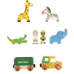 Mini Story - Figurines Safari En Bois