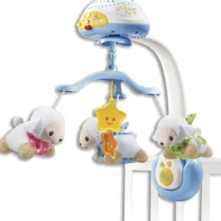Mobile - Lumi'Mobile Compte-Moutons Bleu
