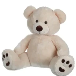 Ours En Peluche 1,10 M Patachon Creme