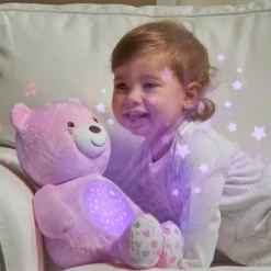 Ourson Projecteur Baby Bear Rose