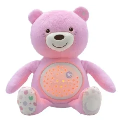 Ourson Projecteur Baby Bear Rose