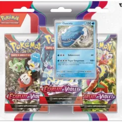 Pack Pokemon Ecarlate Et Violet - 3 Boosters