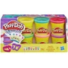 Pate A Modeler A Paillettes - Pack De 6 Pots Play Doh