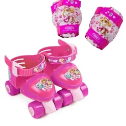 Patins A Roulettes Avec Set De Protections - Taille 23-27 - Disney Cars