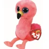 Peluche Beanie Boo'S - Gilda Le Flamant Rose 15 Cm