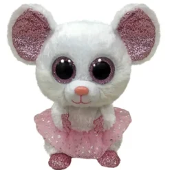 Peluche Beanie Boo'S - Nina La Souris 15 Cm