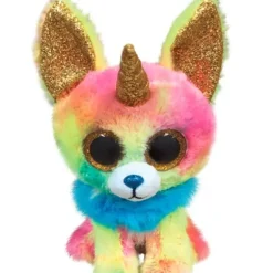 Peluche Beanie Boo'S - Yips Le Chihuahua Licorne 15 Cm