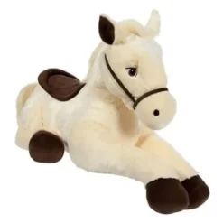 Peluche Cheval Avec Selle 110 Cm