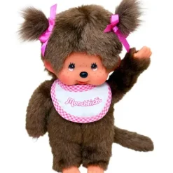 Peluche Monchhichi Fille Rose