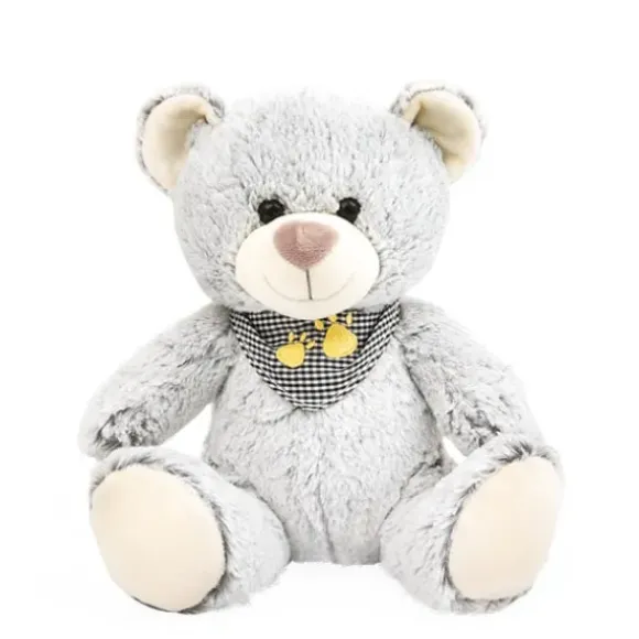 Peluche Ours Pastel Avec Foulard 25 Cm