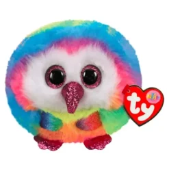 Peluche Puffies Owen Le Hibou 9 Cm