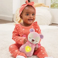 Peluche Veilleuse - Mon Ourson Lumi Dodo Rose