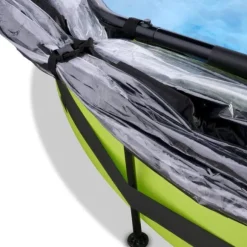 Piscine Lime 244 X 76 Avec Pompe Filtrante Et Dome