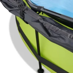 Piscine Lime 300 X 76 Avec Pompe Filtrante Et Voile D'Ombrage
