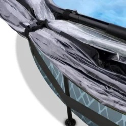 Piscine Stone 360 X 76 Avec Pompe Filtrante Et Dome