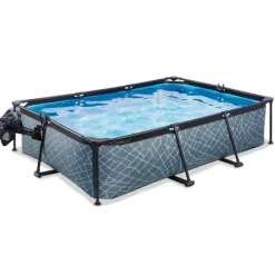 Piscine Stone 300 X 200 X 65 Avec Pompe Filtrante Et Dome