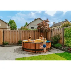Piscine Wood 300 X 76 Avec Pompe Filtrante