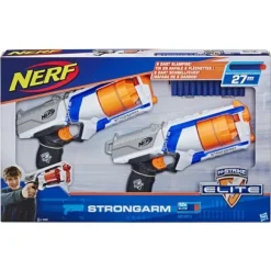 Pistolets Nerf Elite Strongarm - Pack 2 Blasters