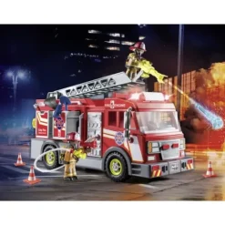 71233 - Playmobil City Action - Camion De Pompiers Avec Grande Echelle