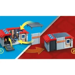 71193 - Playmobil City Action - Caserne De Pompiers Transportable