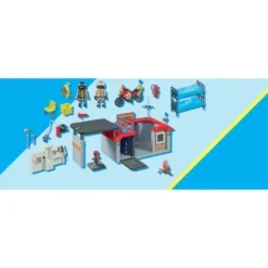 71193 - Playmobil City Action - Caserne De Pompiers Transportable