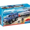 5187 - Playmobil City Action - Fourgon Et Vedette De Police