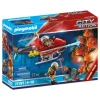 71195 - Playmobil City Action – Helicoptere Bombardier Des Pompiers